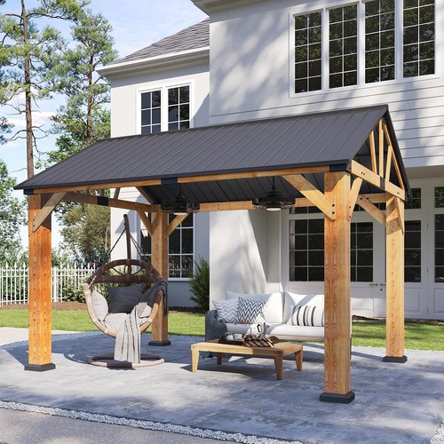 Wood gazebo with - 12',