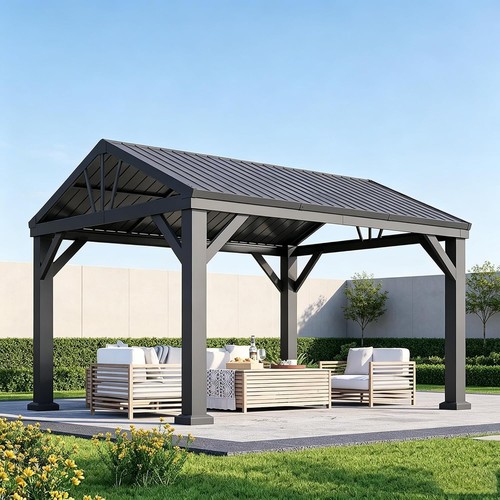 10x12ft hardtop gazebo heavy - hardtop,
