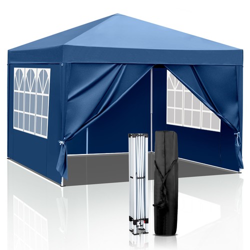 Pop up party tent - up,