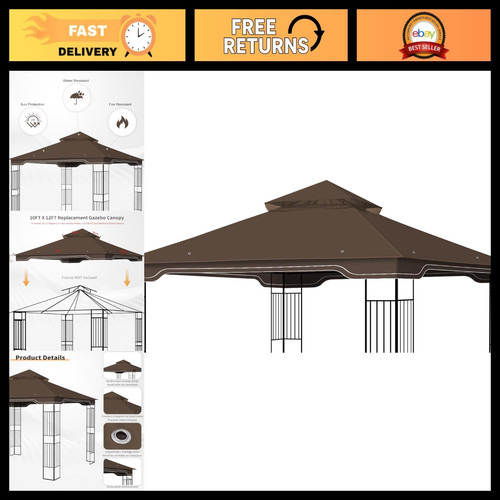10x12 gazebo replacement - ft,