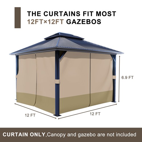 Aoodor x12 gazebo - 12'x12',