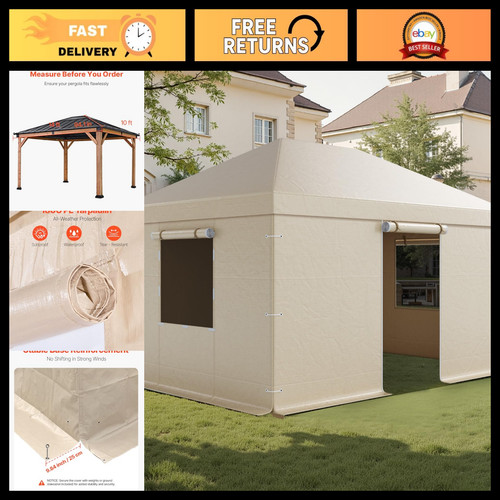 All weather 10x14 gazebo - 10x14, ft