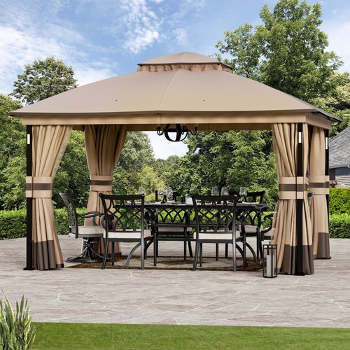 Outdoor patio gazebo x13 - outdoor,