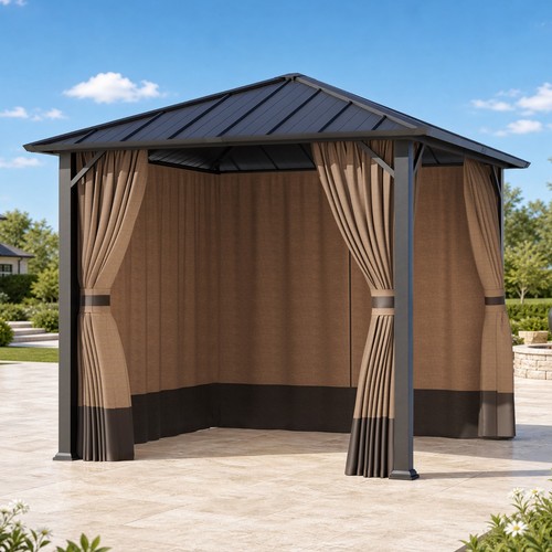 Gazebo curtain replacement - gazebo,