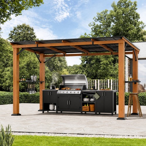 X12 hardtop grill gazebo - grill,